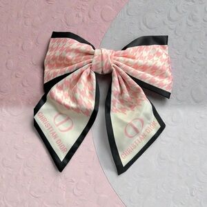 Beautiful Pink and Black Bow